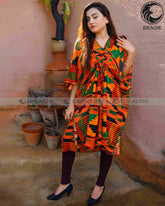 Papaya lawn Maxi Kaftan vol-3