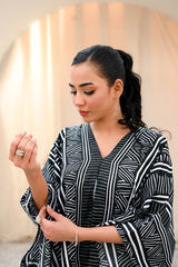 PRINCESS SPLIT BLACK - LAWN