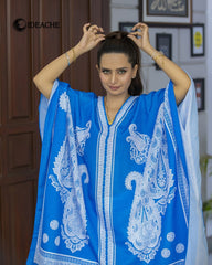 Blue Candy lawn kaftan vol-2
