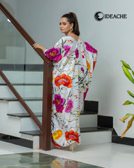 WHITE BRIDE C-LAWN KAFTAN