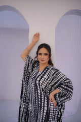 Black/White with hand Tie Dye Vol-1