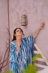 Sea green/white with hand Tie Dye Vol-2