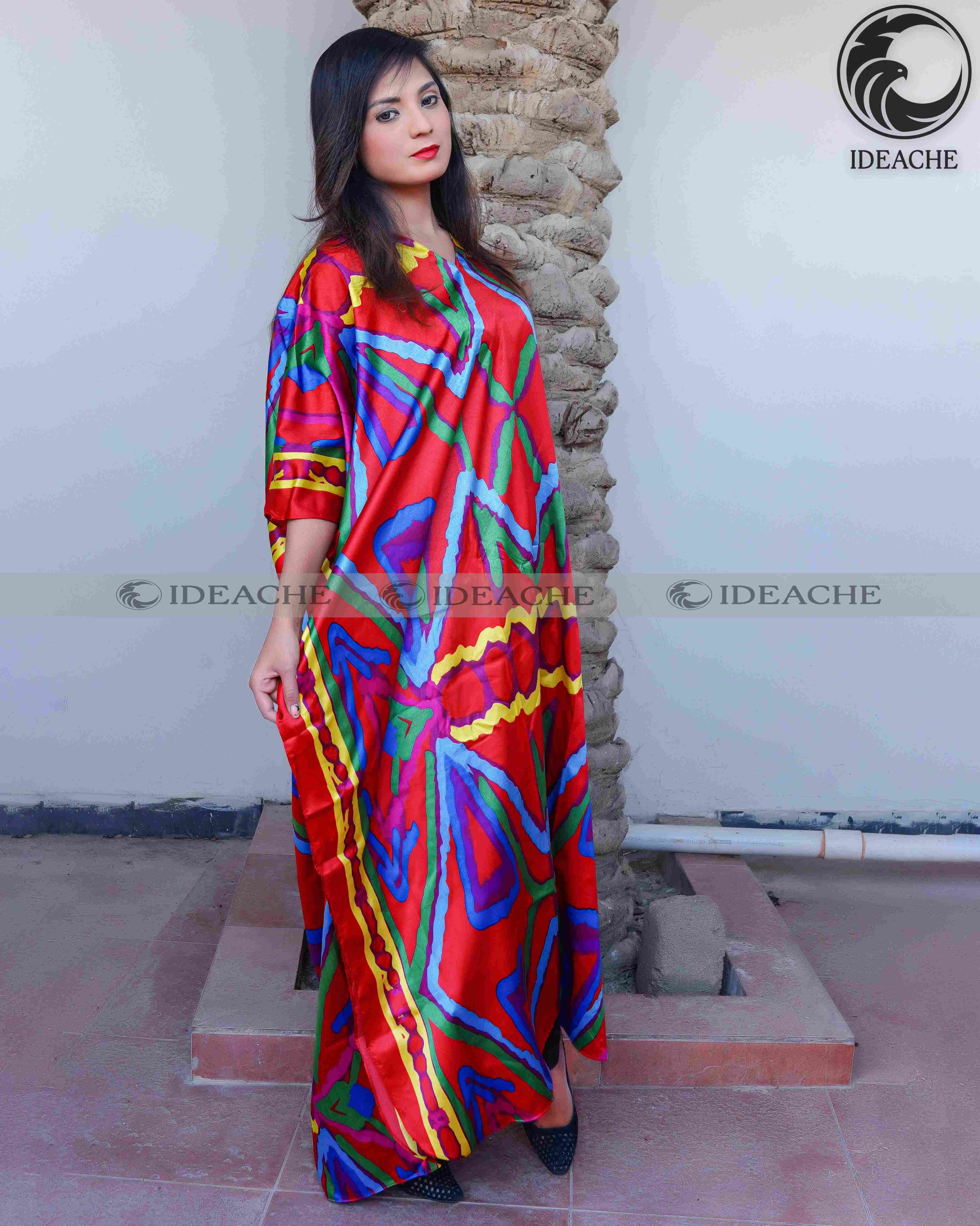 silk caftan