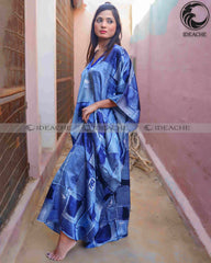 Blue Marble Long Kaftan