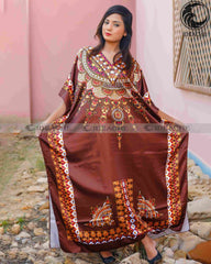 Goddies Brown Long Kaftan