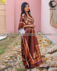 Goddies Brown Long Kaftan