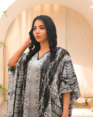double shaded long kaftan