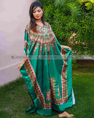Goddies Green Long Kaftan