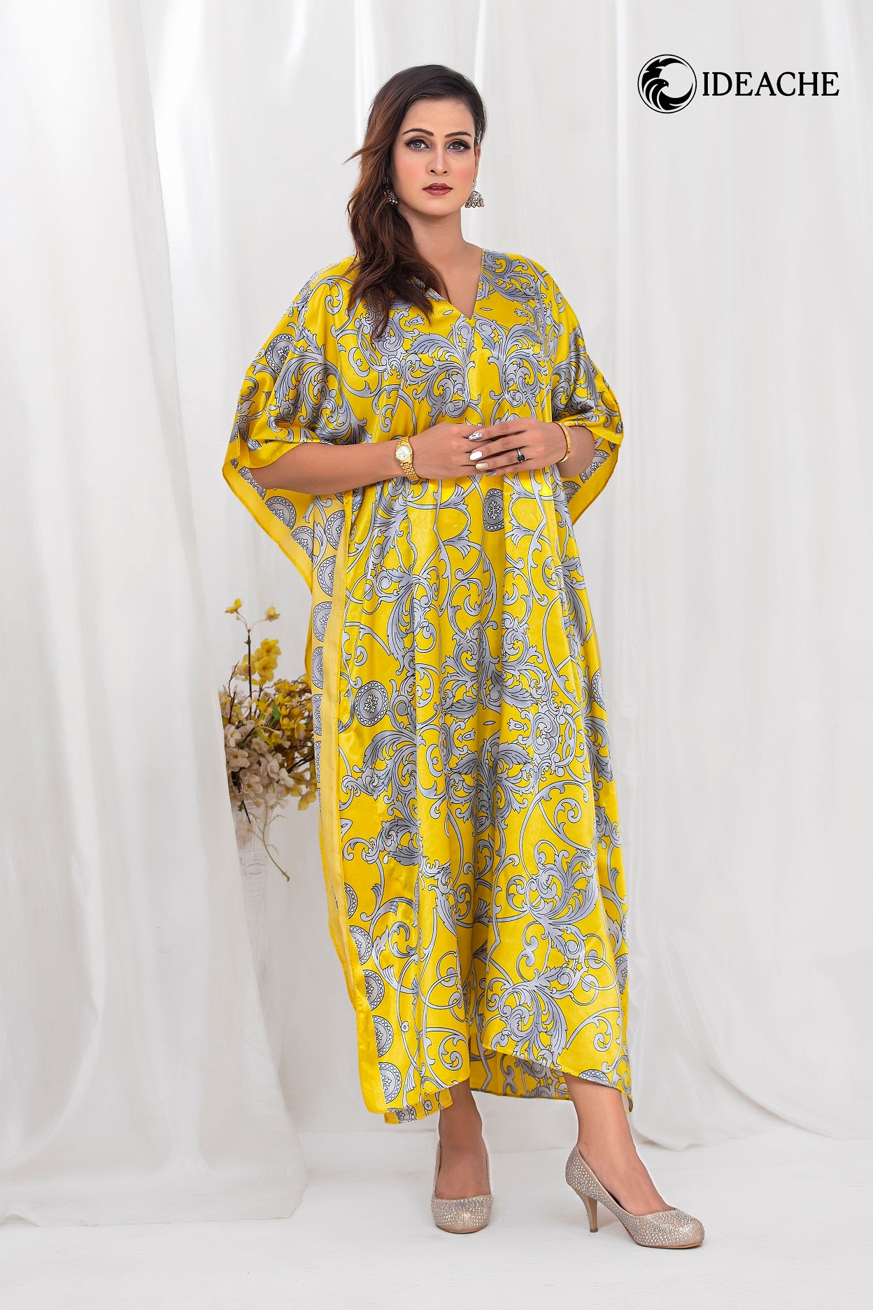 Imani Long Kaftan vol - 5Yellow