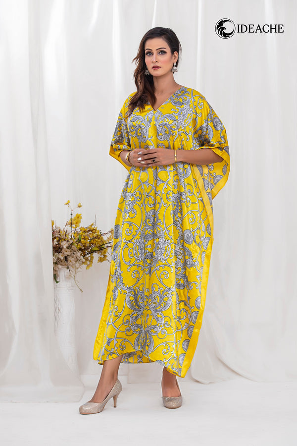 Imani Long Kaftan vol - 5Yellow