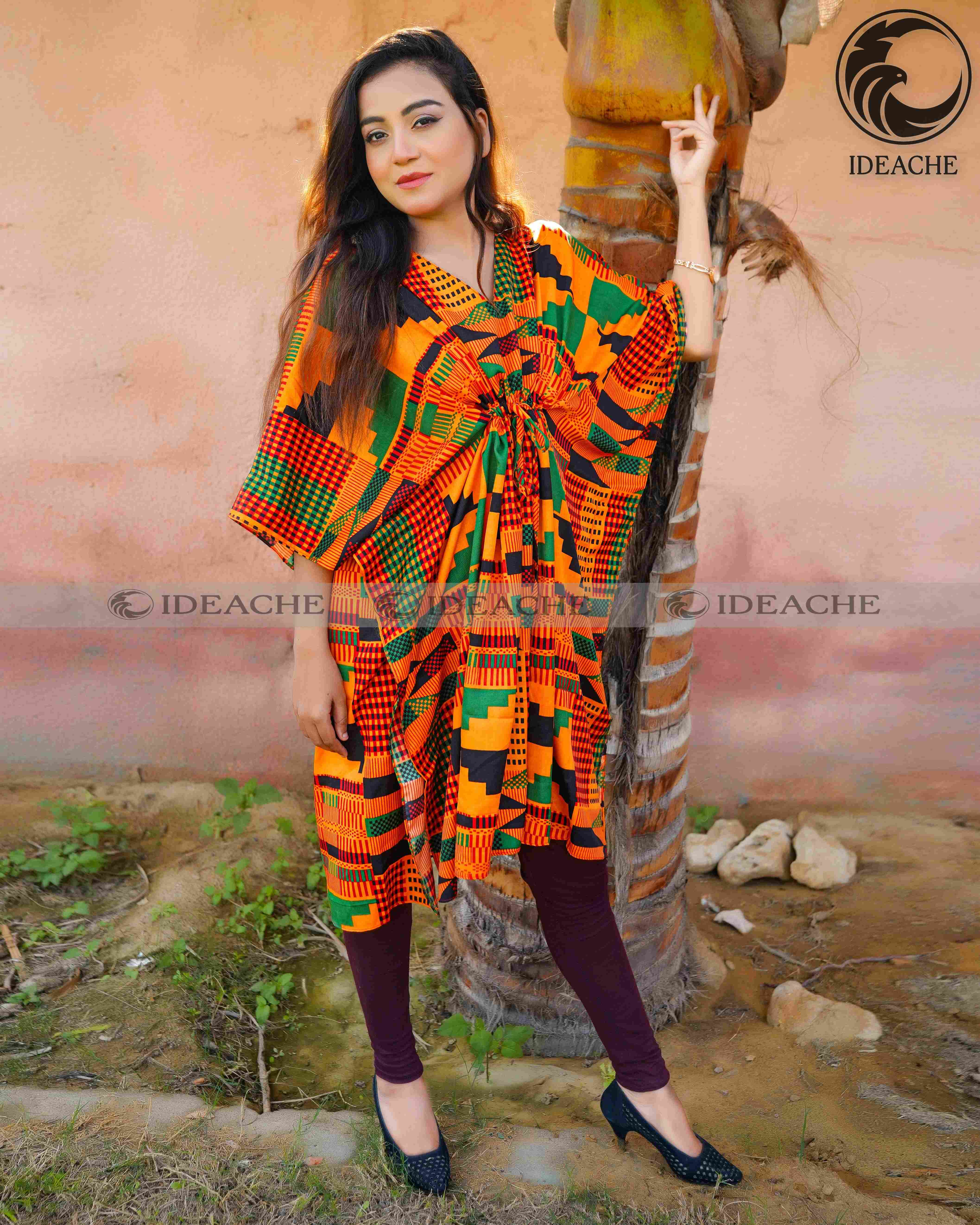 Papaya lawn Maxi Kaftan vol-3