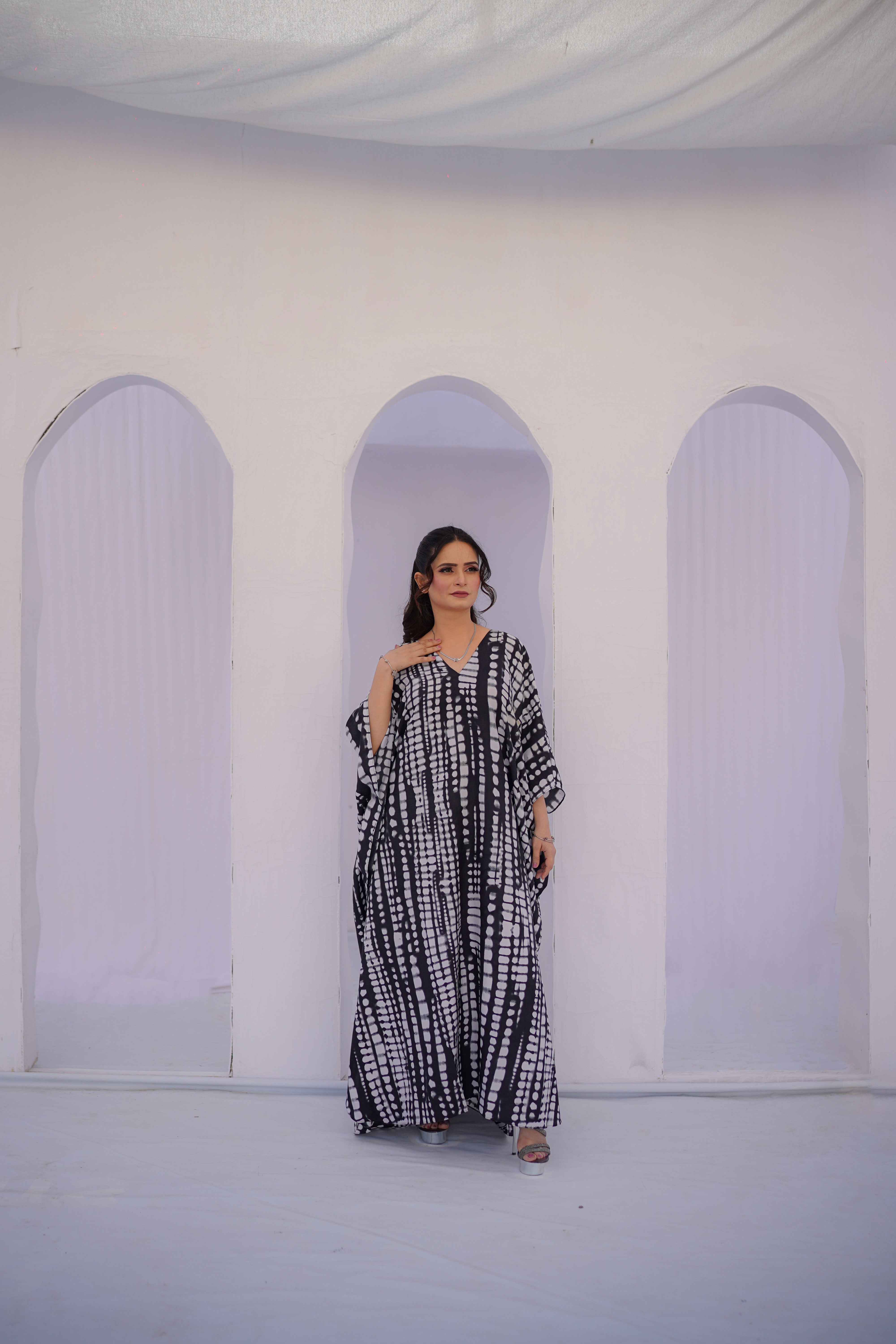 Black/White with hand Tie Dye Vol-1