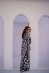 Black/White with hand Tie Dye Vol-1