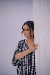 Black/White with hand Tie Dye Vol-1