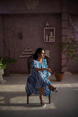 Sea green/white with hand Tie Dye  Vol-2